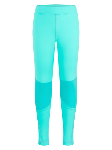 Legginsy sportowe "Femund" w kolorze turkusowym