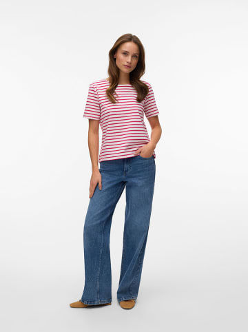 Blouse rood/wit