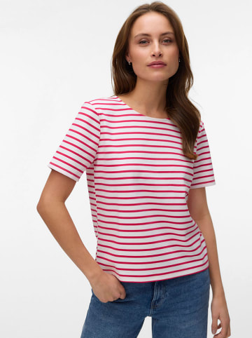 Blouse rood/wit