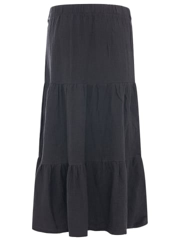 Mousseline rok zwart