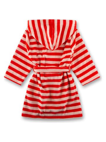 Badjas rood/beige