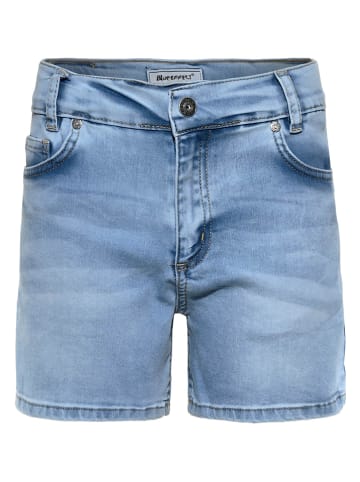 Jeans-Shorts - Relaxed fit - in Beige/ Blau