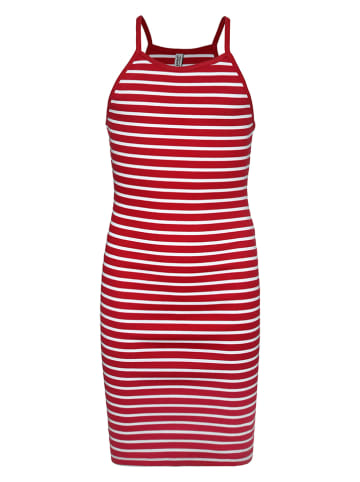 Jurk rood/wit