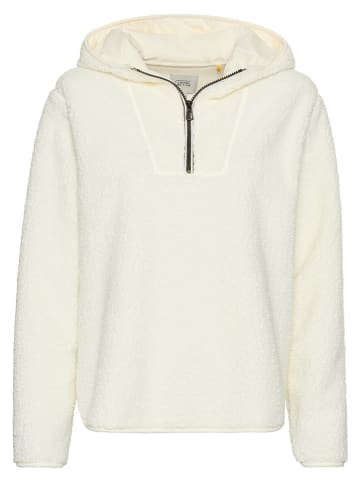 Fleecepullover in Creme