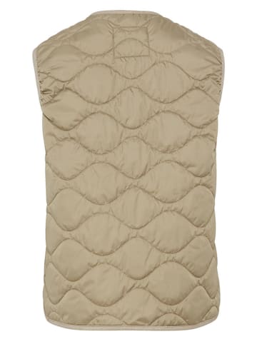 Kamizelka pikowana w kolorze khaki