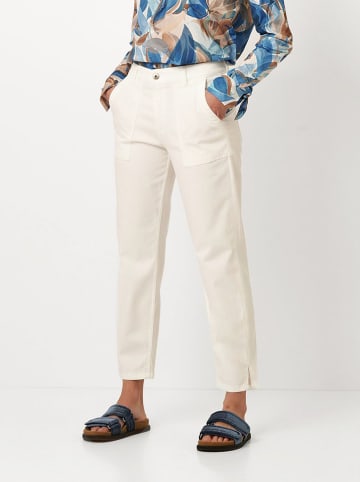 Cargohose in Creme