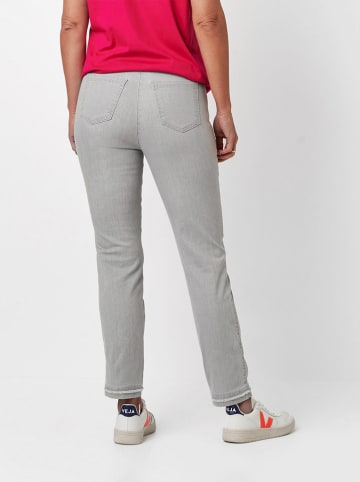 Dżinsy - Slim fit - w kolorze szarym