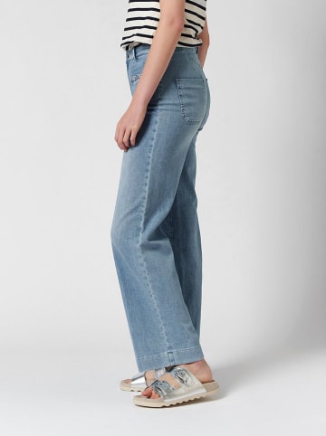 Spijkerbroek - wide Leg fit - lichtblauw