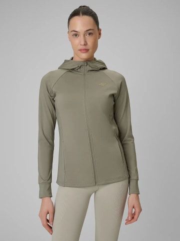 Sweatjacke in Khaki