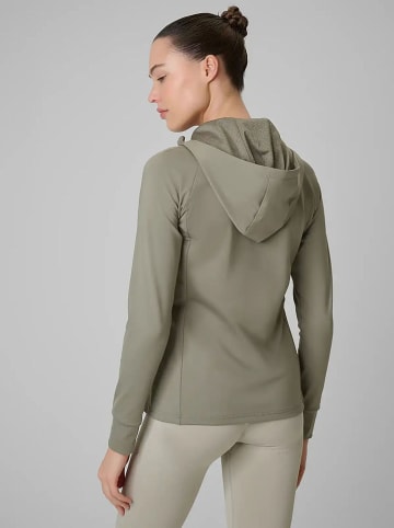 Sweatjacke in Khaki