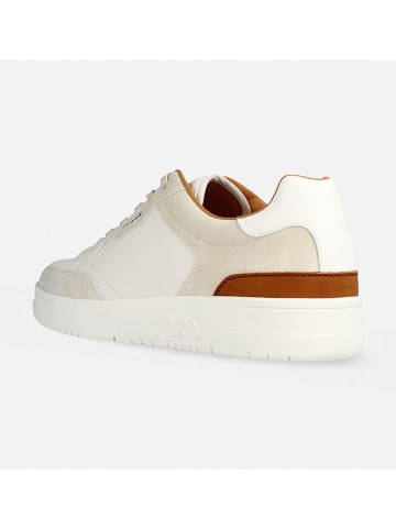 Sneakers "Louis" wit/beige/lichtbruin