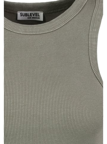Top w kolorze khaki