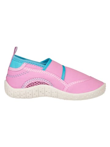 Buty kąpielowe w kolorze jasnoróżowo-błękitnym