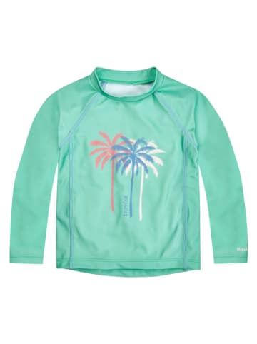 Koszulka kąpielowa "Palms" w kolorze miętowym