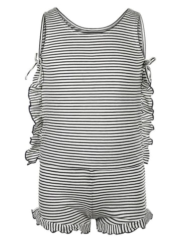 2tlg. Outfit in Schwarz/ Weiß