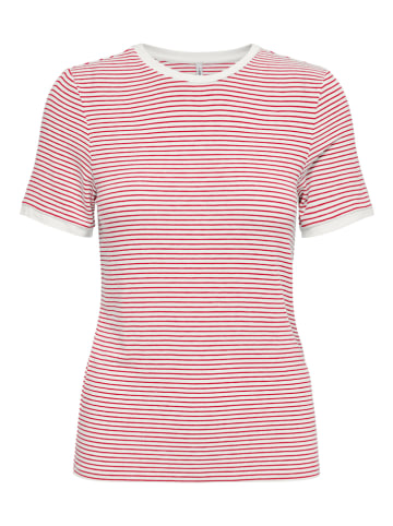 Shirt wit/rood