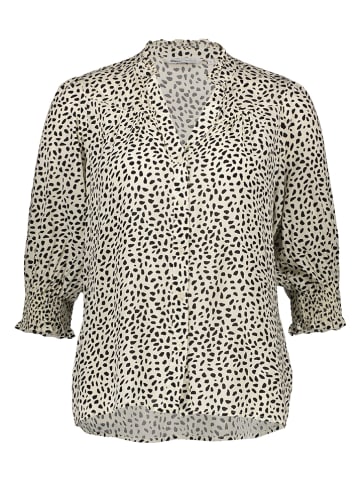 Blouse crème/zwart