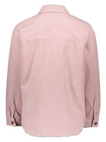 Corduroyblouse lichtroze
