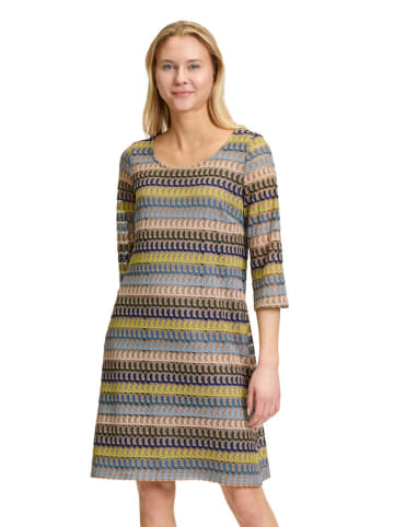 Kleid in Hellblau/ Gelb