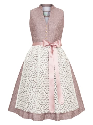 Dirndl "Ambra" in Rosa/ Creme