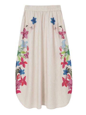 Rock "Katia" in Beige/ Bunt