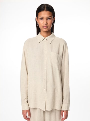 Bluse "Pcpia" in Beige