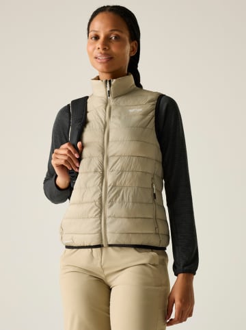 Doorgestikte bodywarmer "Hillpack II" beige