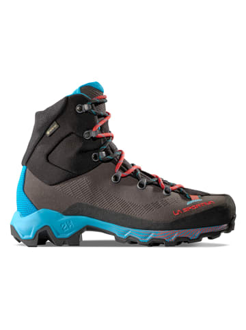 Leder-Wanderschuhe "Aequilibrium Trek GTX" in Grau/ Blau
