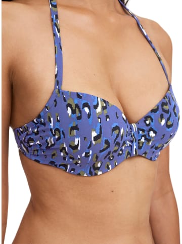 Biustonosz bikini w kolorze niebieskim