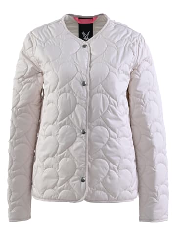 Steppjacke in Creme