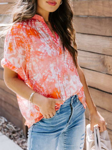 Blouse oranje