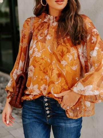 Blouse oranje