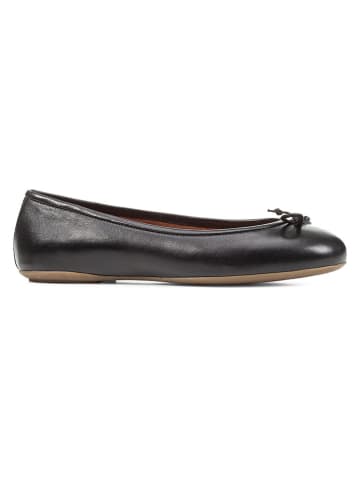 Leder-Ballerinas "Palmaria" in Schwarz