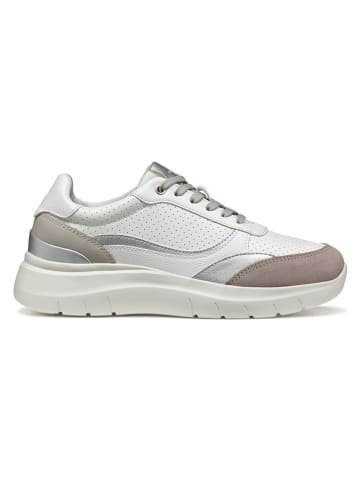 Sneakersy "Plummery" w kolorze srebrno-białym