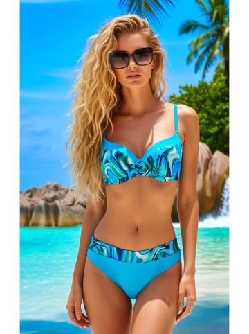 Bikini w kolorze turkusowym