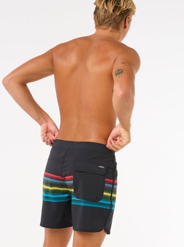 Badeshorts "Mirage Retro Mumma" in Schwarz/ Bunt