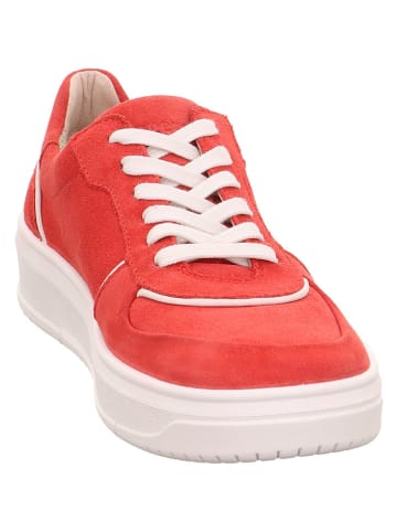 Skórzane sneakersy "Rejoise" w kolorze czerwonym