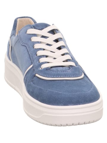 Skórzane sneakersy "Rejoise" w kolorze niebieskim