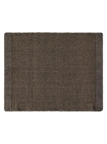 Saunasitzbezug ''Kenno'' in Schwarz/ Beige - (L)60 x (B)50 cm