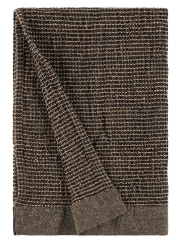 Handtuch ''Kenno'' in Schwarz/ Beige - (L)70 x (B)50 cm