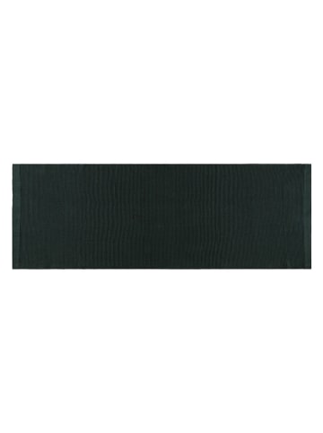 Saunasitzbezug ''Kenno'' in Schwarz/ Grün - (L)160 x (B)60 cm
