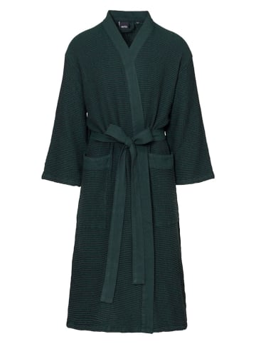 Bademantel ''Kenno'' in Schwarz/ Grün - (L)116 x (B)60 cm