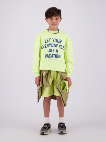 Sweatshort geel
