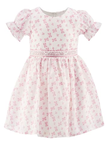 Kleid in Creme/ Rosa