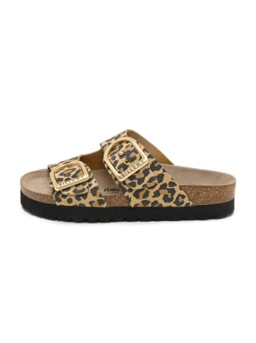 Pantoletten in Beige