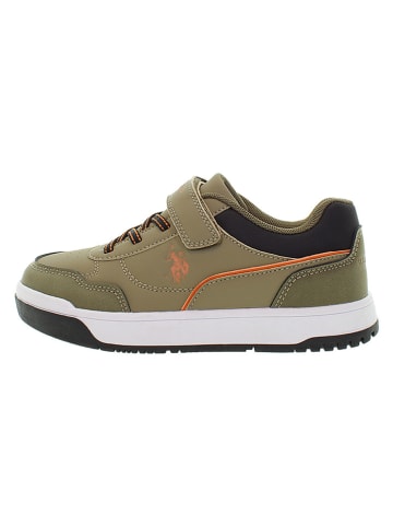 Sneakersy w kolorze khaki