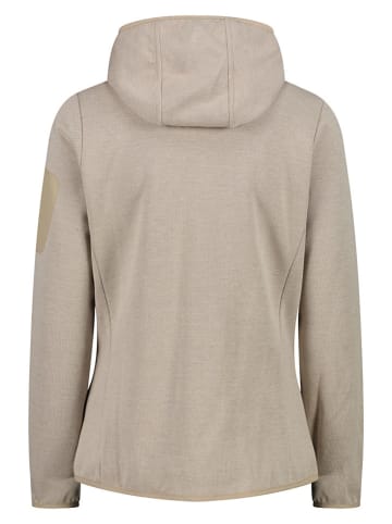 Fleece vest beige