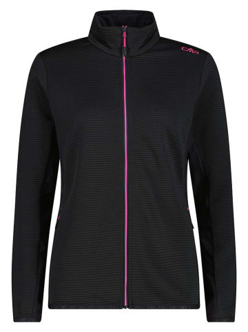 Fleecejacke in Schwarz