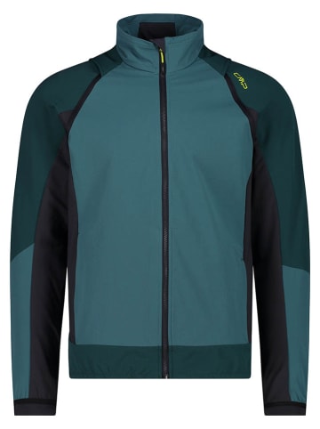 Hybridjacke in Türkis