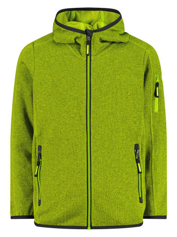 Fleece vest geel
